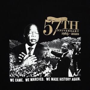 John Lewis 57th Anniversary March on Washington BLM Civil Rights Tshirt 3XL XXXL